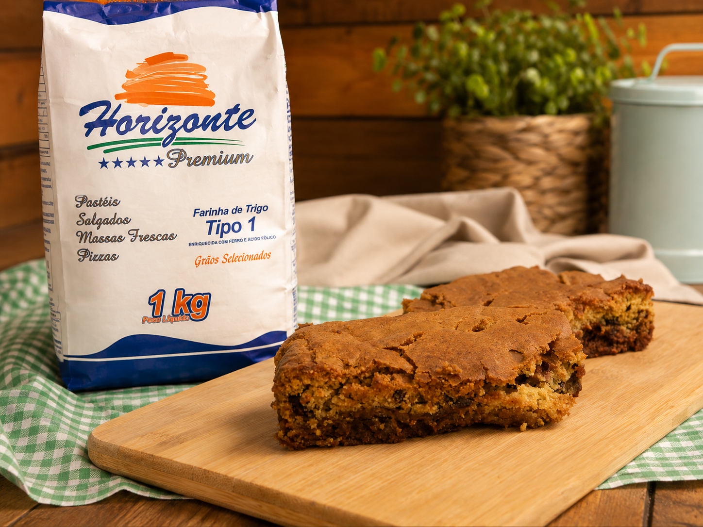 Cookie-Brownie de Doce de Leite